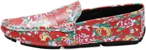 Loafers for Men Pu Leather Driving Loafers Round Toe Tuxedo Wedding Low Top Formal Slip On