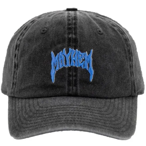 Lost Mayhem Dad Hat-Black/Pacific Blue