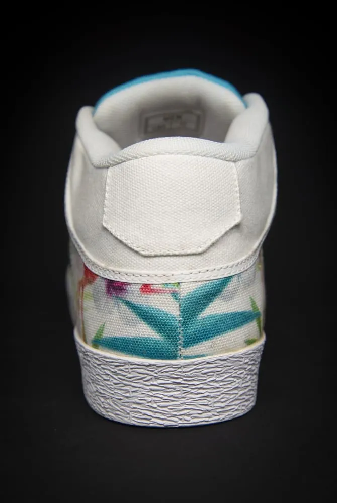 Loyalty Flamingo Watercolor Canvas Mid Top Men's Sneaker