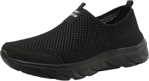 Memory Foam Versatile Shoes for Men Lightweight Breathable Slip On Running Shoe Business Casual Versatile Shoes