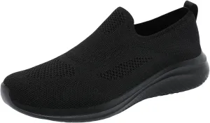 Memory Foam Versatile Shoes for Men Lightweight Sport Gym Jogging Walking Sneaker Soft Flat Soled Elderly Shoes