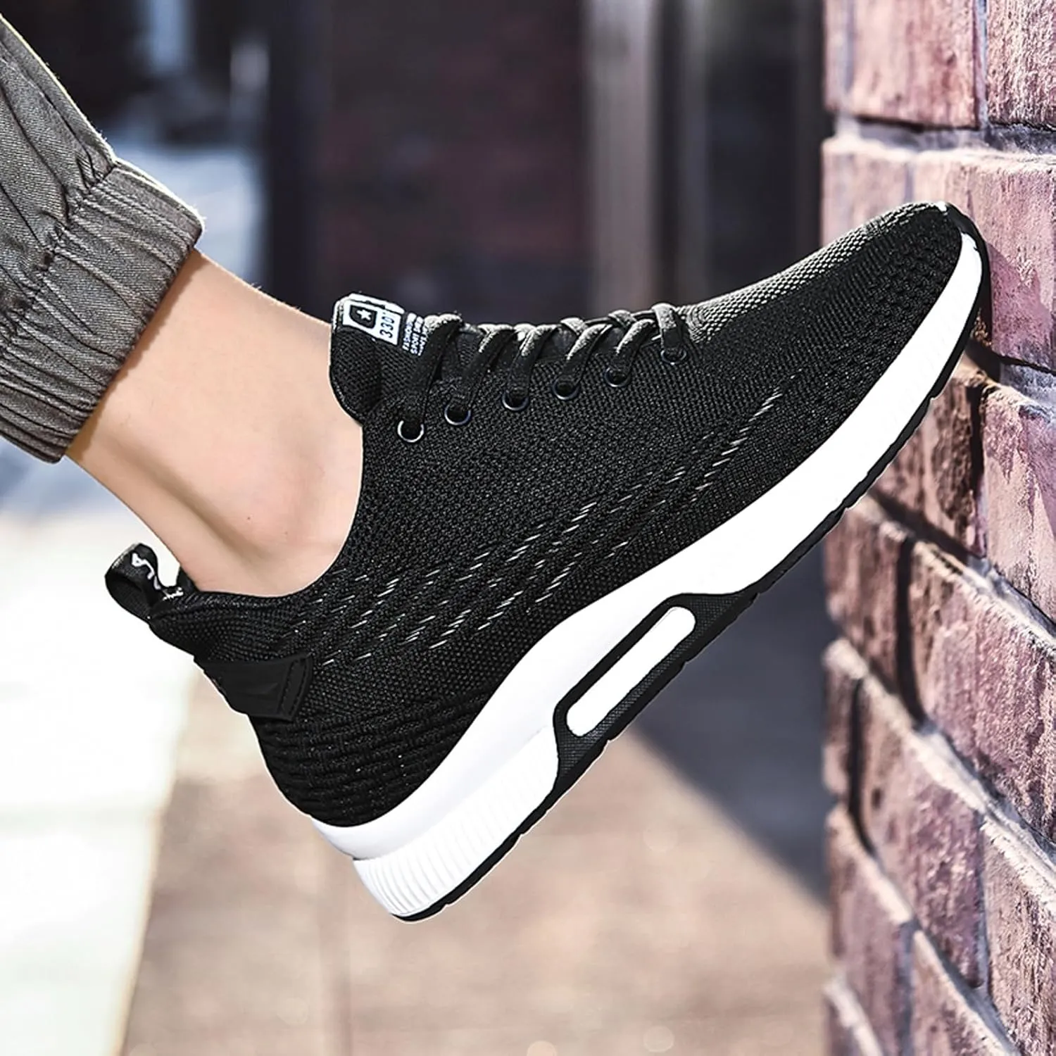 Men Elevator Sneakers Invisible Height Increasing 2.4 Inches Taller Elevator Sports Women Mesh Breathable Outdoor Casual Lace up Fashion Shoes