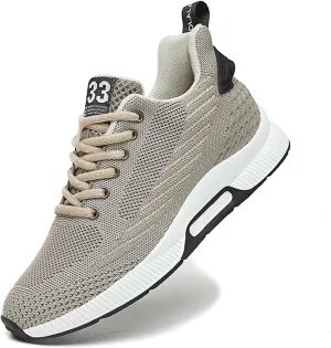 Men Elevator Sneakers Invisible Height Increasing 2.4 Inches Taller Elevator Sports Women Mesh Breathable Outdoor Casual Lace up Fashion Shoes