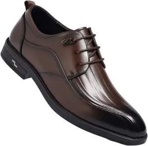 Men Formal Shoes Black Oxford Classic Dress Shoe Casual Business Lace up Sneakers Lightweight Footwear Party Dressy