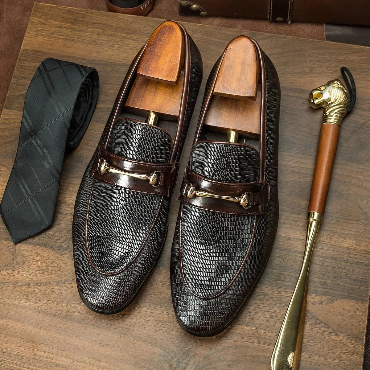 Men-Slip on Walking Loafers Casual Shoes Formal Penny Party Comfor Shoes for Men