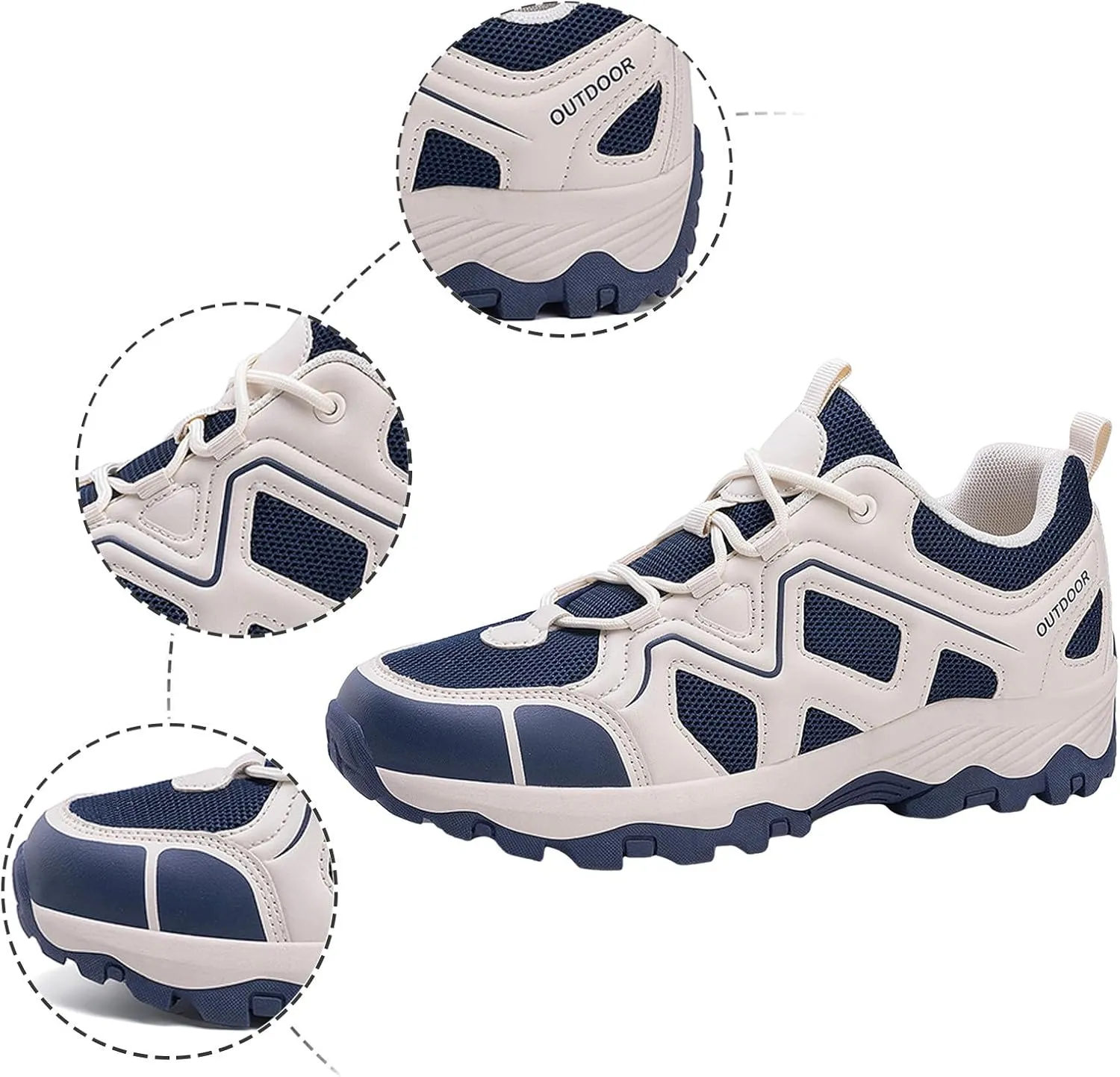 Men Sports Shoes Fashion Couple Style Mesh Breathable Thick Sole New Pattern Comfortable Mens Air 1 Low Sneaker and Men's Fas