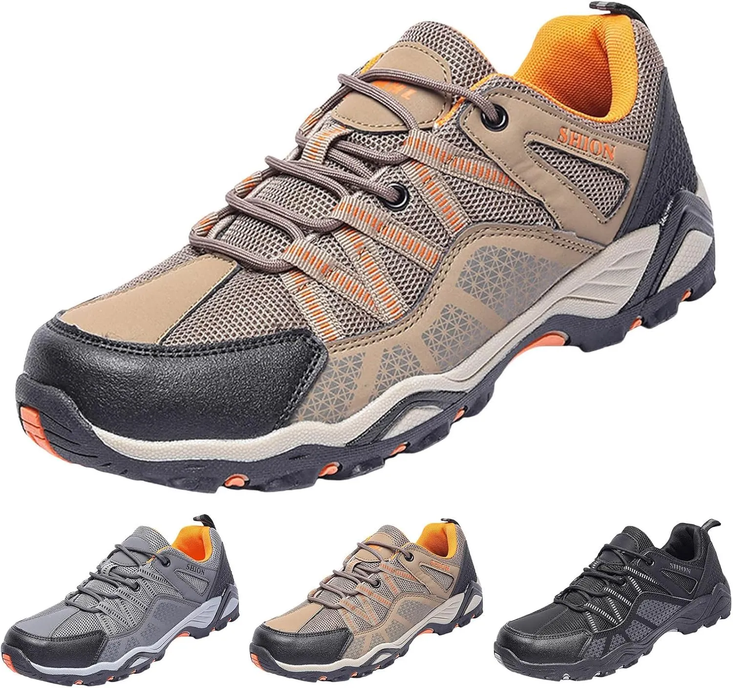 Men Sports Shoes Fashionable New Pattern Simple Solid Outdoor Mountaineering Shoes Sneaker Slippers for Men Size 13 Men's SPO