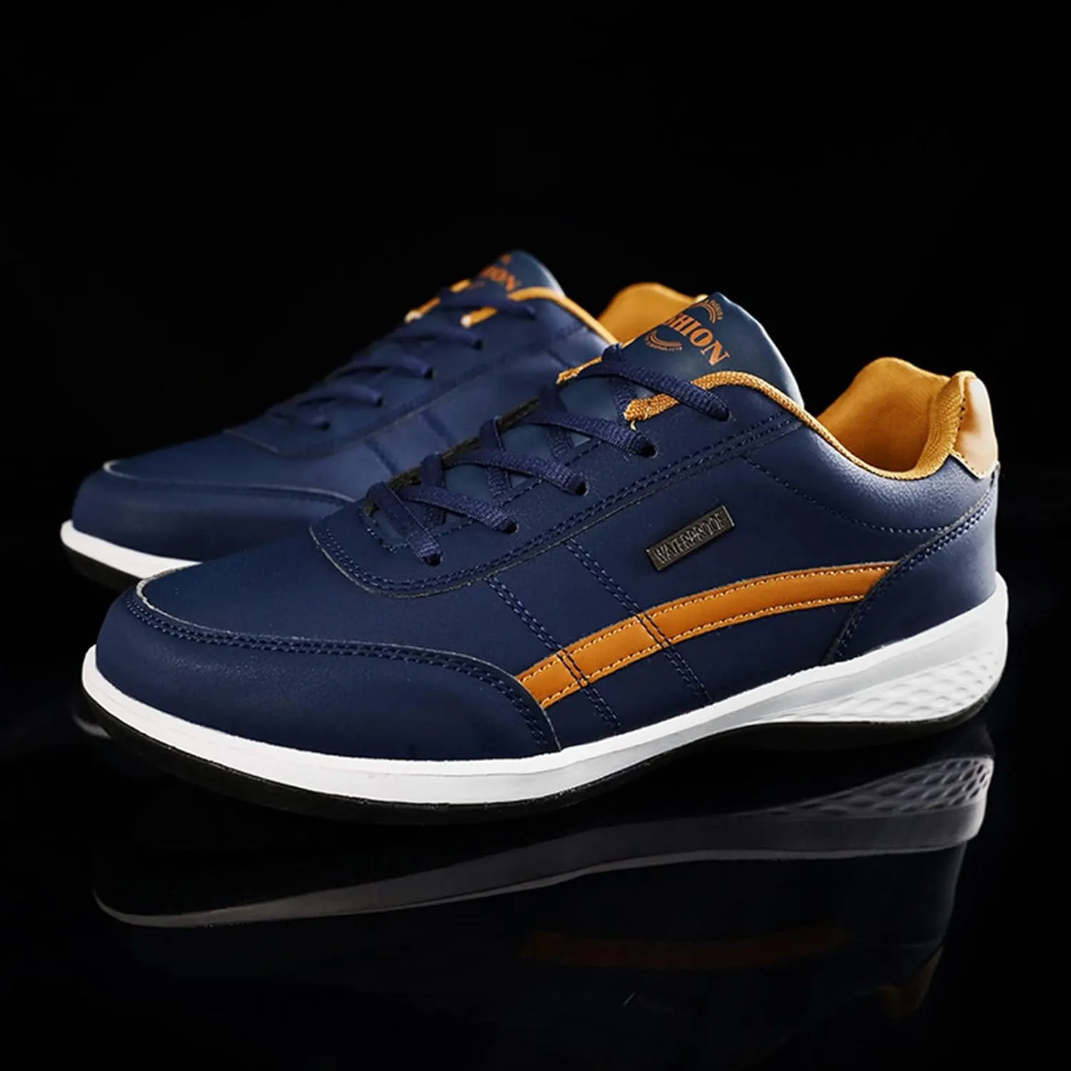 Men Wedge Heel Soft Sole Soft Sole Round Toe Breathable Running Western Shoes Sneaker Rack for Men Bedroom Shoes