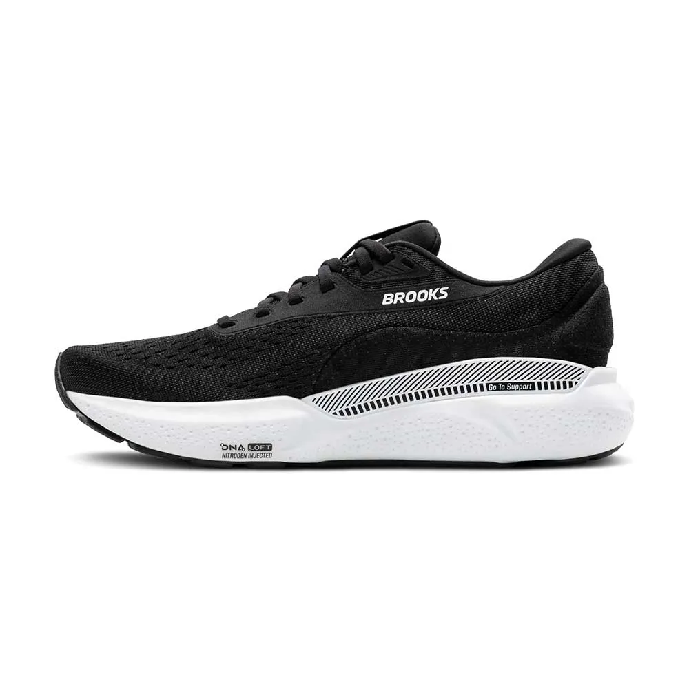 Men's Adrenaline GTS 24 Running Shoe - Black/White - Regular (D)