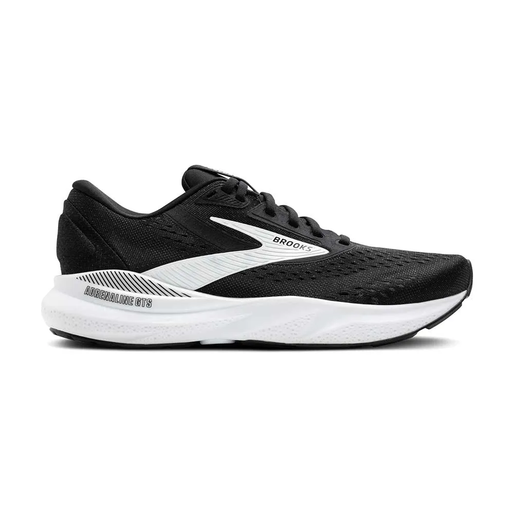 Men's Adrenaline GTS 24 Running Shoe - Black/White - Regular (D)