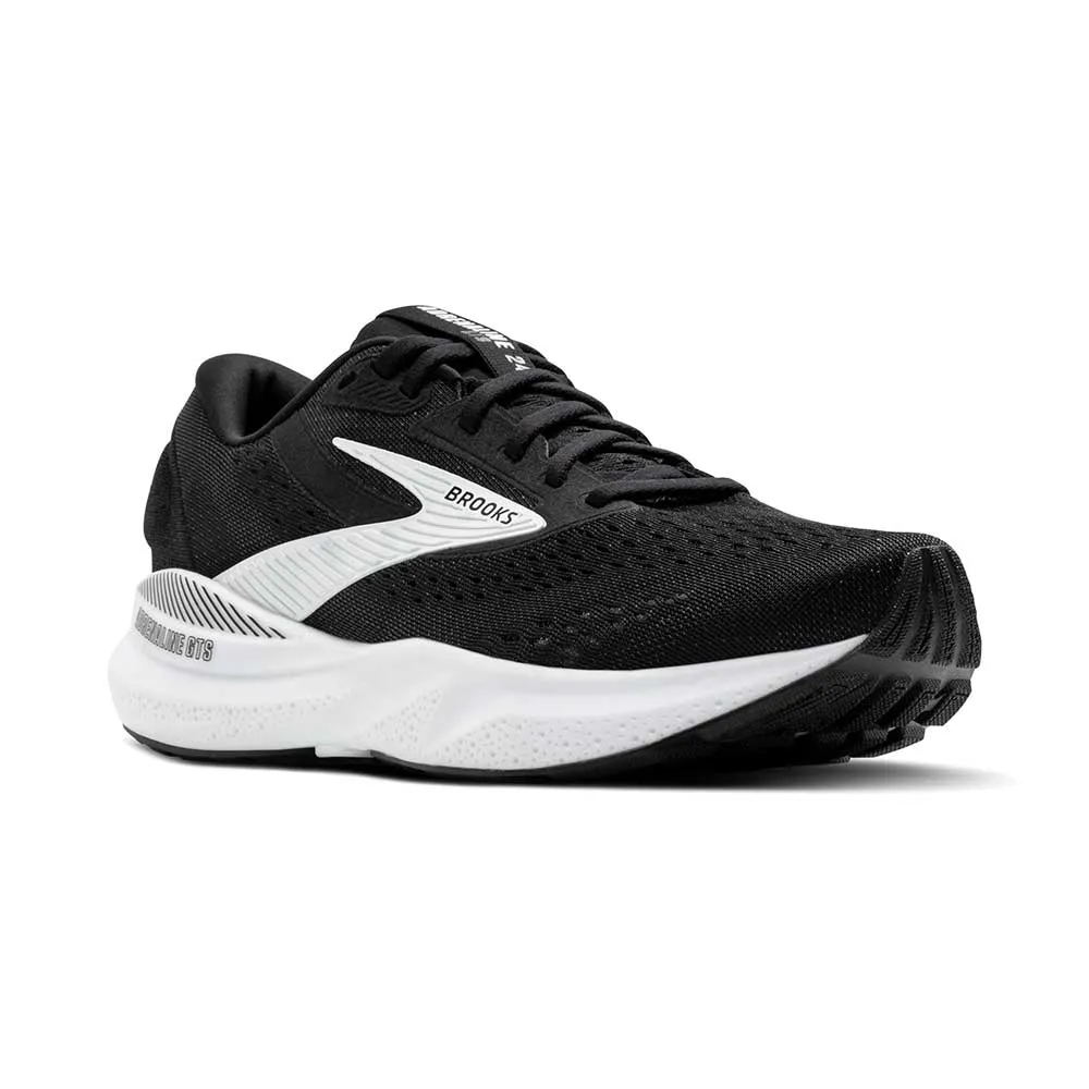 Men's Adrenaline GTS 24 Running Shoe - Black/White - Regular (D)