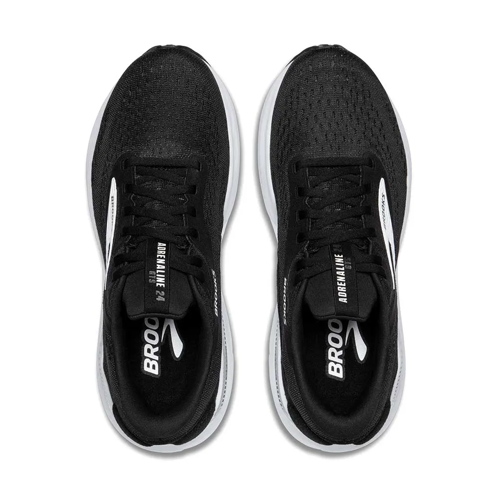 Men's Adrenaline GTS 24 Running Shoe - Black/White - Regular (D)