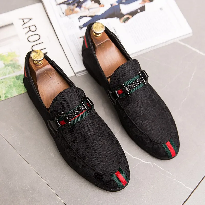 Men's Brand Loafers Leather Breathable Casual Men's Suede Shoes