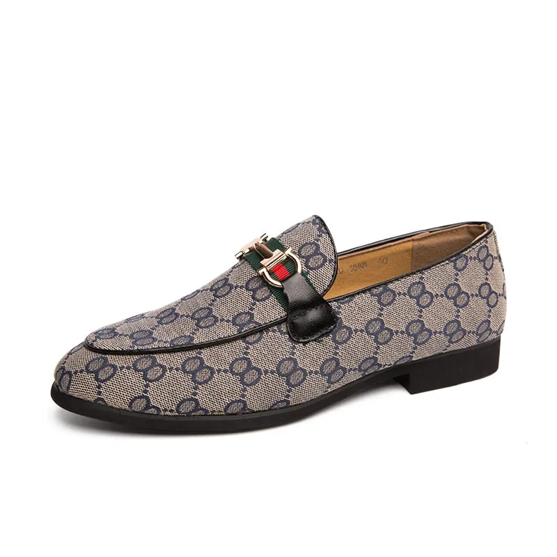 Men's Brand Loafers Leather Breathable Casual Men's Suede Shoes