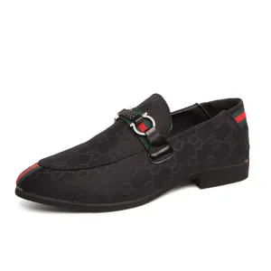 Men's Brand Loafers Leather Breathable Casual Men's Suede Shoes