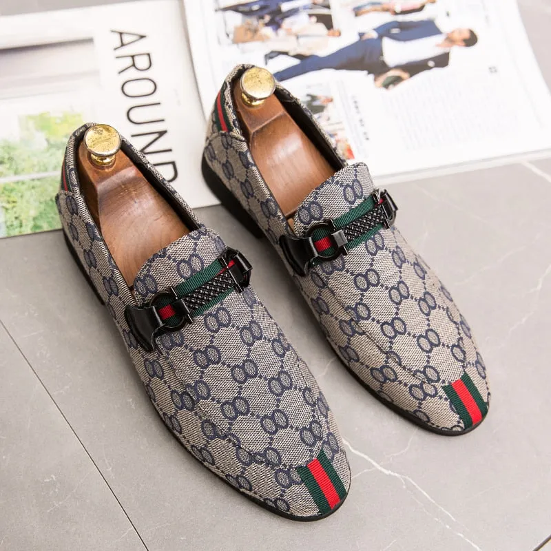 Men's Brand Loafers Leather Breathable Casual Men's Suede Shoes