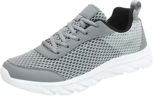Men's Business Casual Shoes Lightweight Breathable Walking Shoe Gym Tennis Casual Soft Flat Soled Walking Shoes