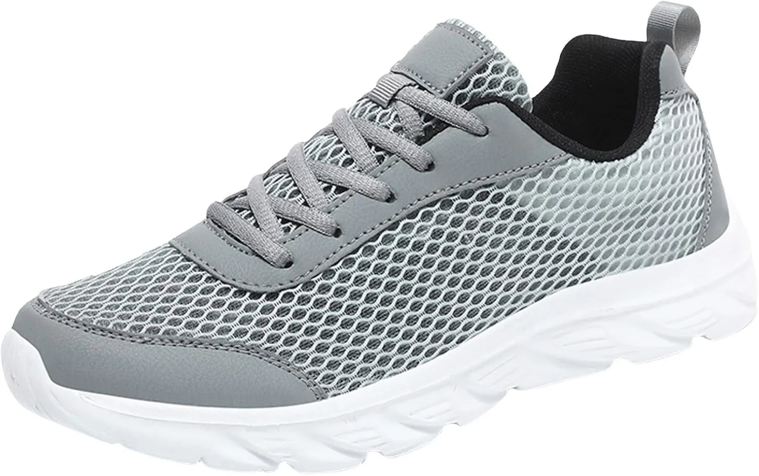 Men's Business Casual Shoes Lightweight Breathable Walking Shoe Gym Tennis Casual Soft Flat Soled Walking Shoes