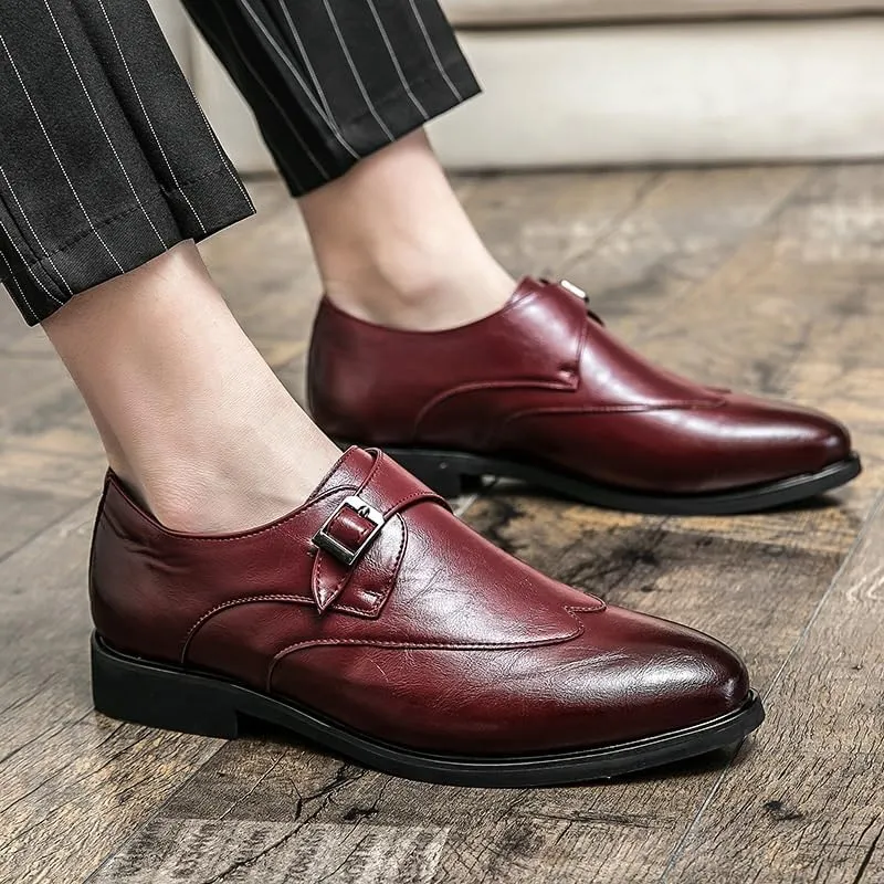 Men's Business Office Oxford Shoes Plus Size Leather Fashion Dress Comfort Walking Driving Shoes