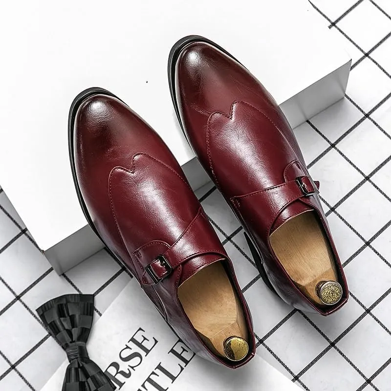 Men's Business Office Oxford Shoes Plus Size Leather Fashion Dress Comfort Walking Driving Shoes