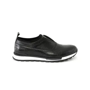 Men's Calf Leather Handmade Sneakers M8011