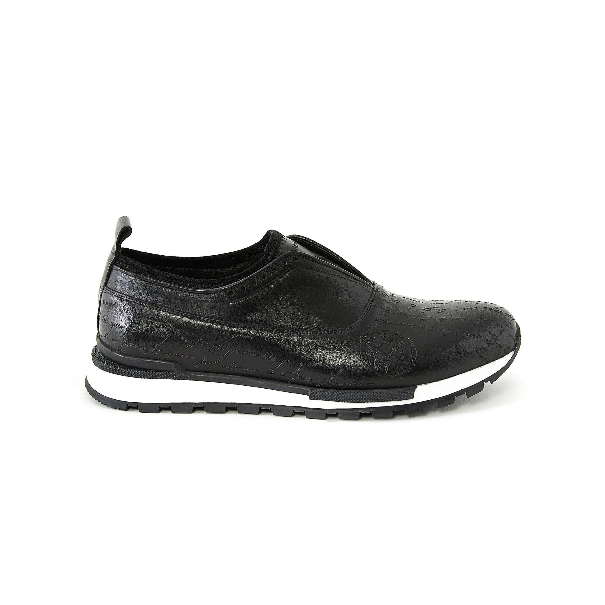 Men's Calf Leather Handmade Sneakers M8011
