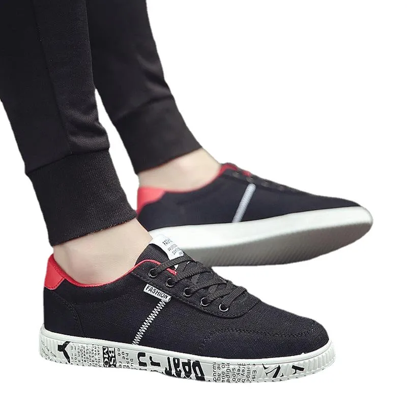 men's canvas shoes low help leisure men's shoes