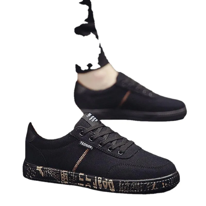 men's canvas shoes low help leisure men's shoes