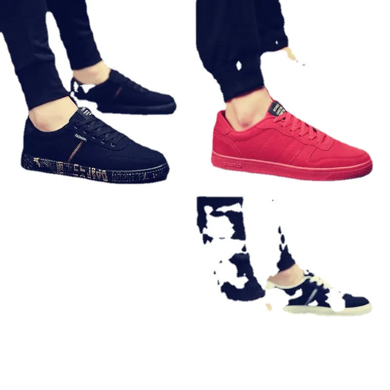 men's canvas shoes low help leisure men's shoes