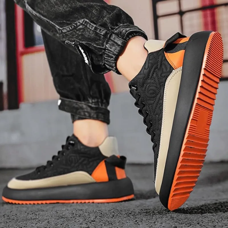Men's Casual Dress Oxfords Business Shoes Fashion Sneakers with Non-Slip Rubber Sole Comfortable Derby Shoes