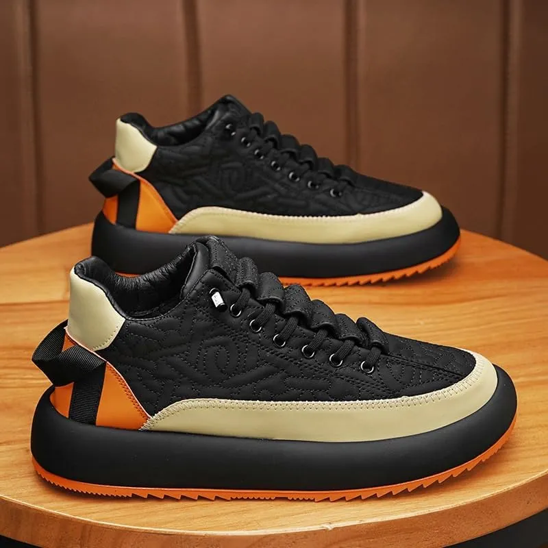 Men's Casual Dress Oxfords Business Shoes Fashion Sneakers with Non-Slip Rubber Sole Comfortable Derby Shoes