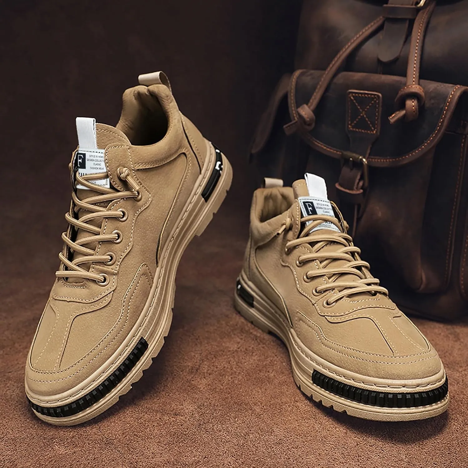 Men's Casual Dress Sneakers Black Sneakers for Men Mens Brown Dress Shoes Loafers for Women Casual Loafers for Women Dressy Womens Sneakers Wide Width