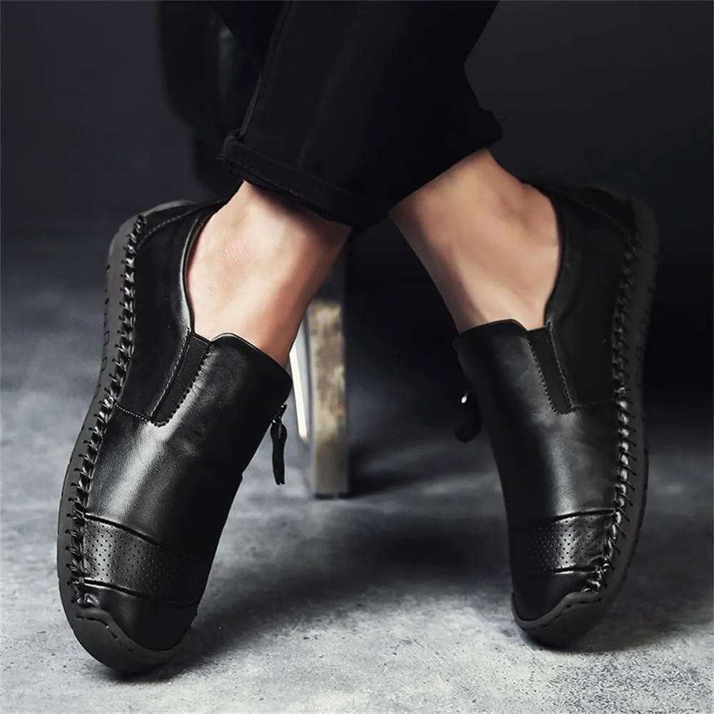 Men’s Casual Leather Fashion Slip-on Loafers Shoes Men's Casual Shoes Men's Driving Shoes