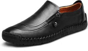 Men’s Casual Leather Fashion Slip-on Loafers Shoes Men's Casual Shoes Men's Driving Shoes