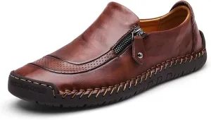Men’s Casual Leather Fashion Slip-on Loafers Shoes Men's Casual Shoes Men's Driving Shoes