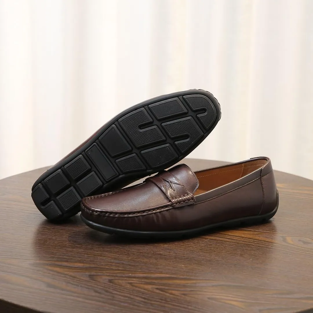 Men's Casual Shoes Comfortable Walking Loafers Slip On Classic Fashion Casual Dress Business Shoes