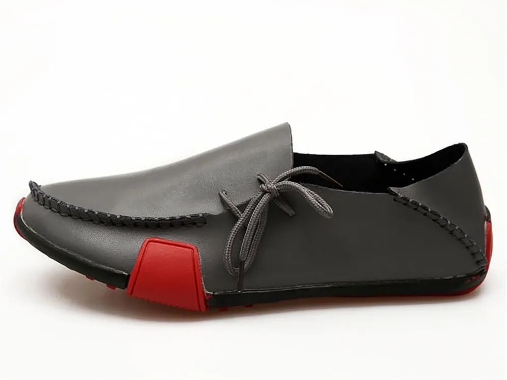 Men's Casual Shoes Handmade Leather Men's Loafers Moccasin Driving Shoes Slip on Soft Flats Shoes