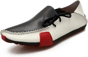 Men's Casual Shoes Handmade Leather Men's Loafers Moccasin Driving Shoes Slip on Soft Flats Shoes