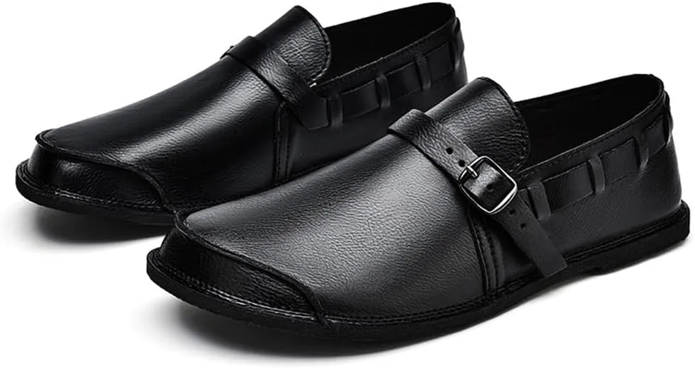 Men's Casual Shoes Men's Handmade Leather Loafers Moccasin Driving Shoes Slip on Soft Flats Shoes