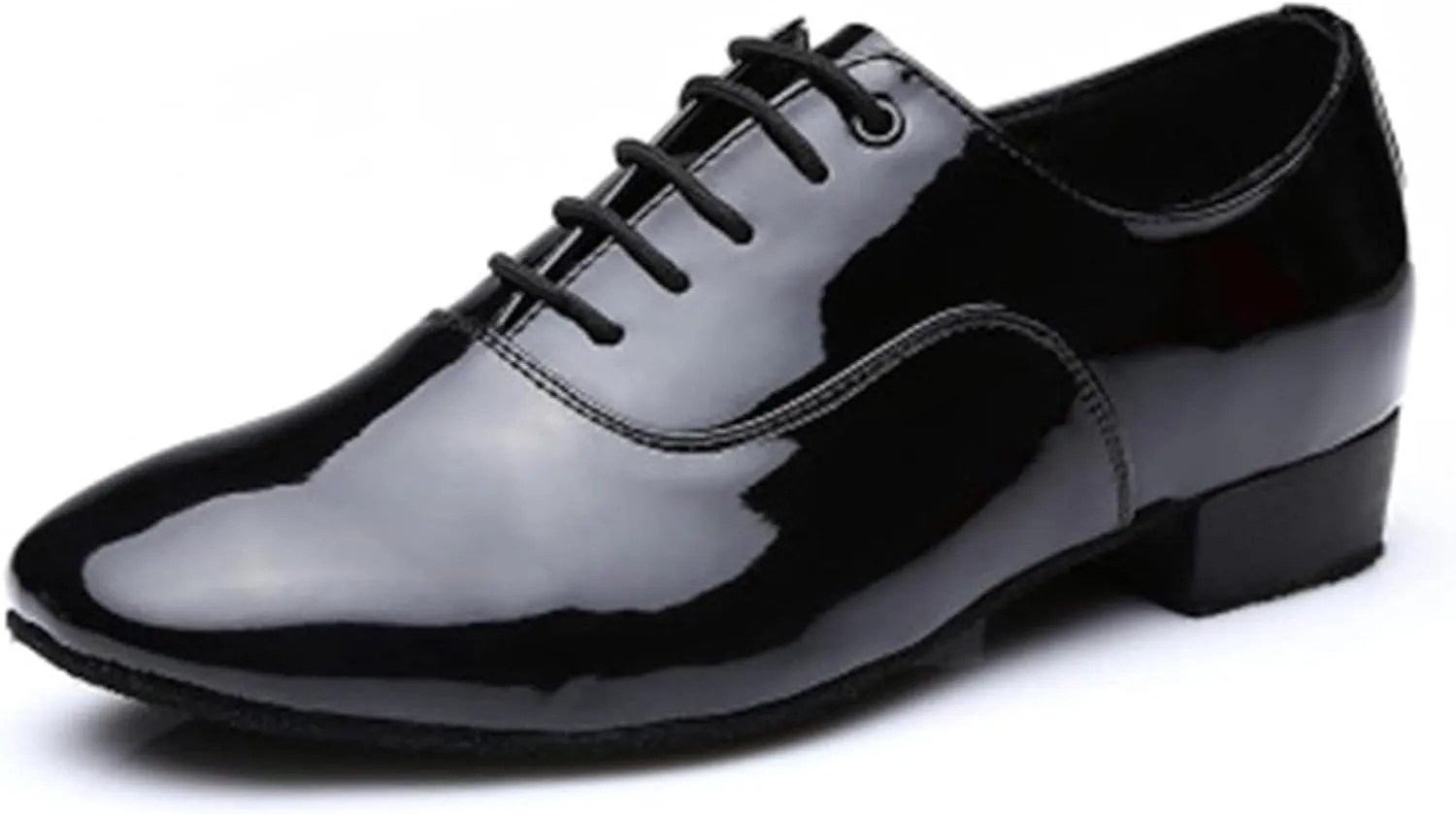 Men's Comfortable Formal Shoes, Lace up Patent Leather Party Shoes, Oxford Dance Shoes, Men's Style