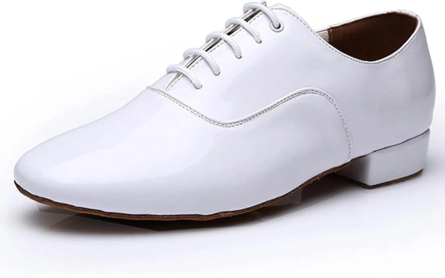 Men's Comfortable Formal Shoes, Lace up Patent Leather Party Shoes, Oxford Dance Shoes, Men's Style