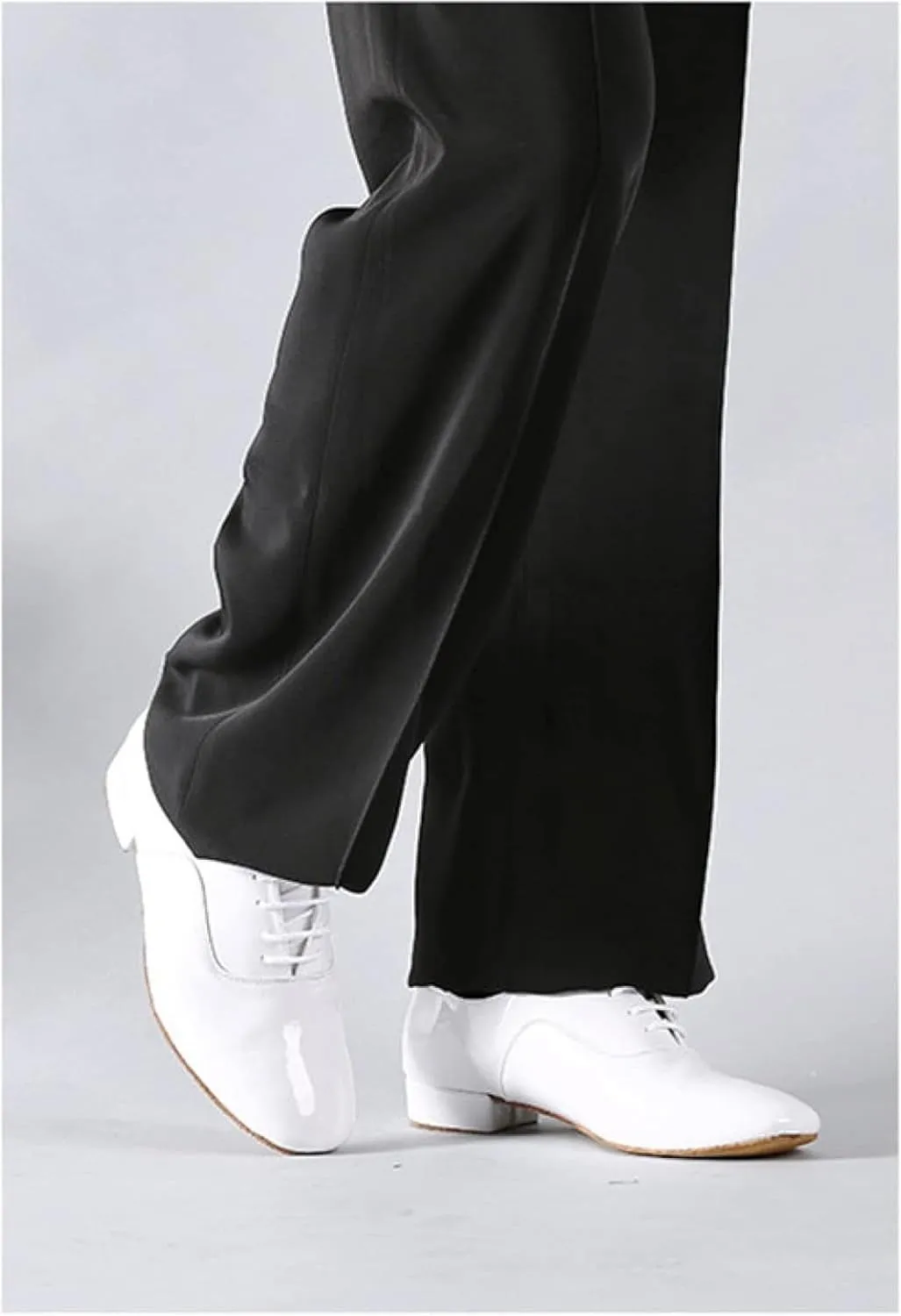 Men's Comfortable Formal Shoes, Lace up Patent Leather Party Shoes, Oxford Dance Shoes, Men's Style