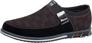 Mens Dark Brown Business Casual Shoes Men Leather Shoes Fashionable and Casual Style New Flat Bottomed Soft Sole Slip On Comfortable Slip On Large Size Men Dress Shoes Brown Loafers