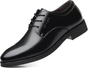 Men's Dress Lace Up Oxfords Shoes Formal Business Derby Shoes for Evening Uniform Wedding Party Work Office