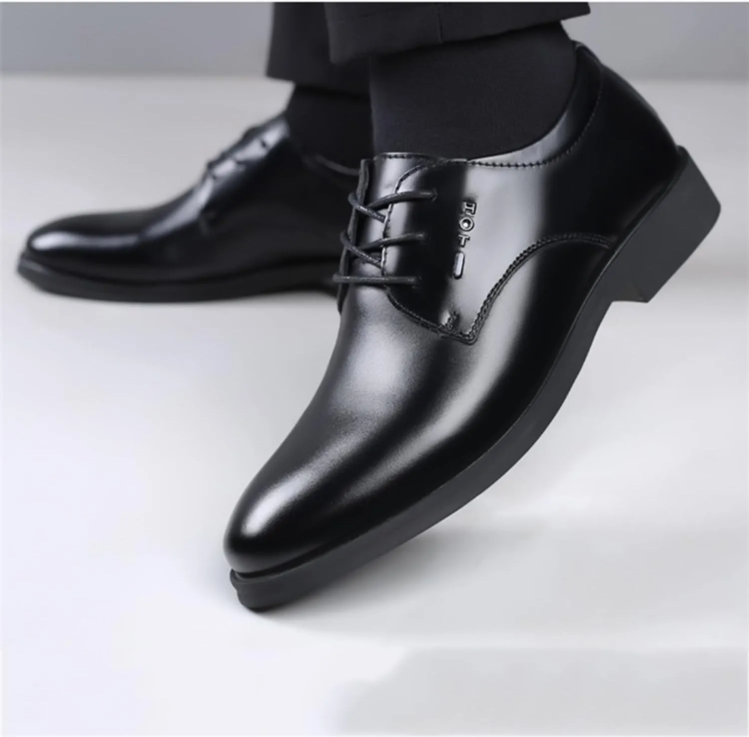 Men's Dress Lace Up Oxfords Shoes Formal Business Derby Shoes for Evening Uniform Wedding Party Work Office