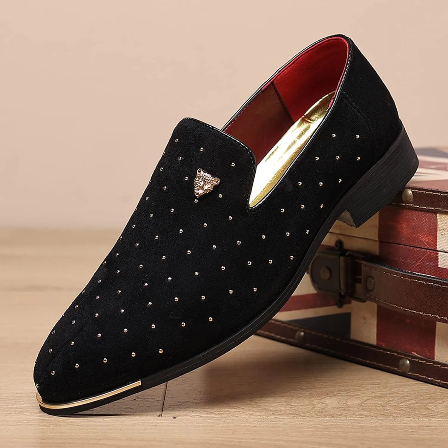 Men's Dress Loafers Shoes Slip On Penny Loafers Formal Business Dress Shoes Driving Shoes Mocassins