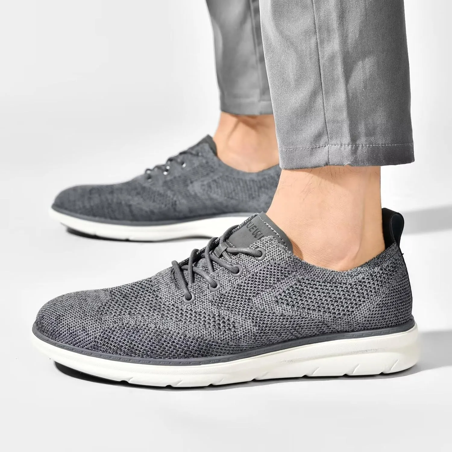 Men's Dress Oxfords Casual Walking Shoes Lightweight Mesh Business Work Sneakers Tennis Footwear