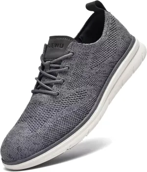 Men's Dress Oxfords Casual Walking Shoes Lightweight Mesh Business Work Sneakers Tennis Footwear