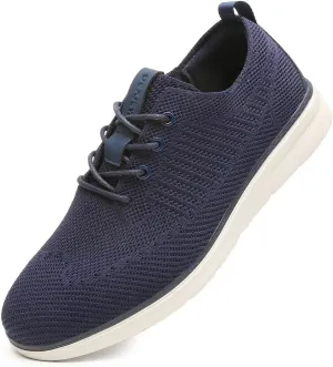 Men's Dress Oxfords Casual Walking Shoes Lightweight Mesh Business Work Sneakers Tennis Footwear