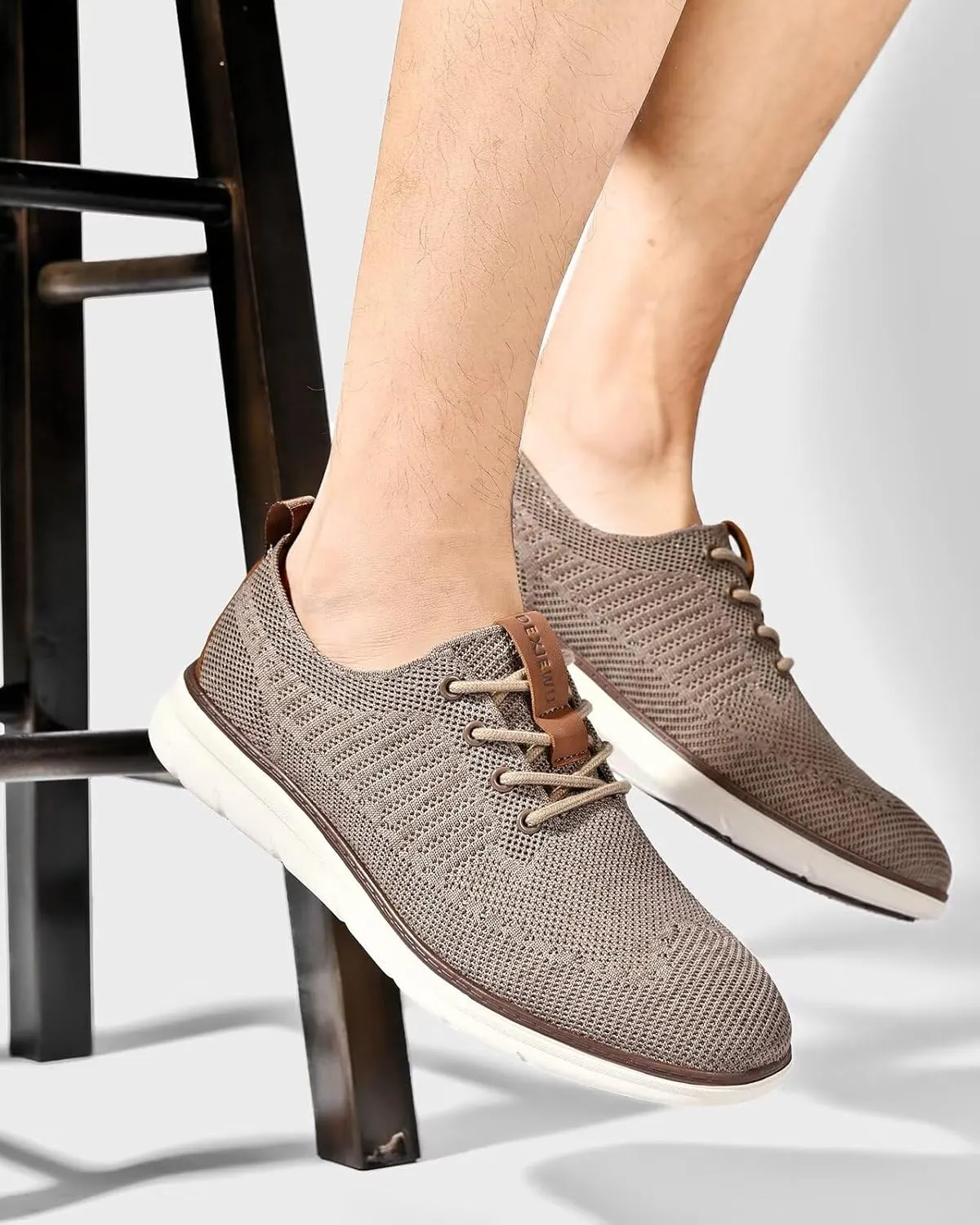 Men's Dress Oxfords Casual Walking Shoes Lightweight Mesh Business Work Sneakers Tennis Footwear